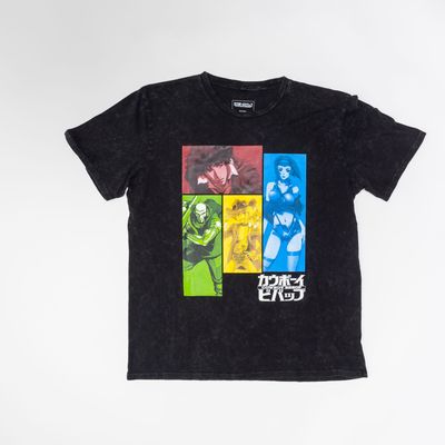 Polera Hombre  Cowboy Bebop  Equipo Gris