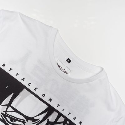 Imagen 2 del producto Polera Hombre YOU Attack On Titan Escudo Blanco