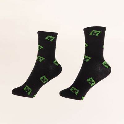 Imagen 2 del producto Tripack Calcetines Niño Verde Creeper Minecraft