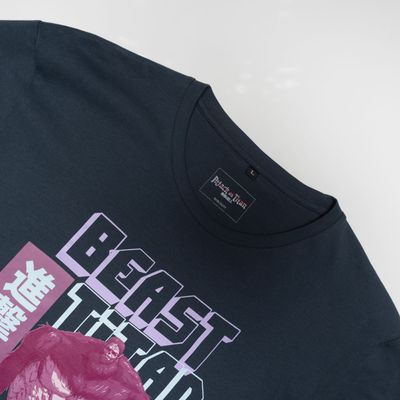 Imagen 2 del producto Polera Hombre  Attack On Titan Beast Azul Marino