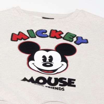 Imagen 2 del producto Polerón Cerrado Niño Back Print Mickey Mouse Gris Disney