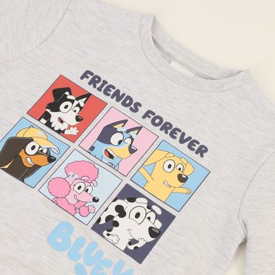 Imagen 2 del producto Conjunto Buzo Niño Gris Bluey Y Sus Amigos