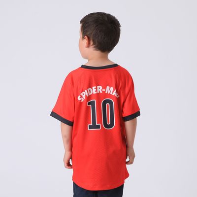 Imagen 2 del producto Polera Manga Corta Niño Rojo Fútbol Spiderman Marvel