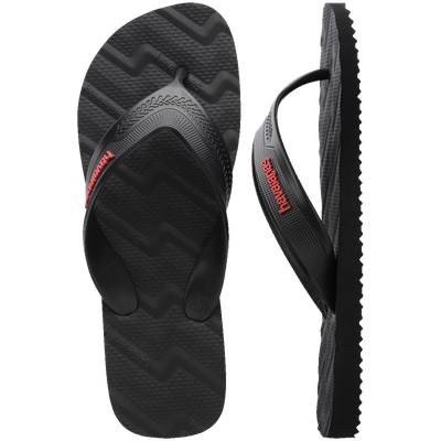 Sandalias Hombre Track Waves Negro Havaianas