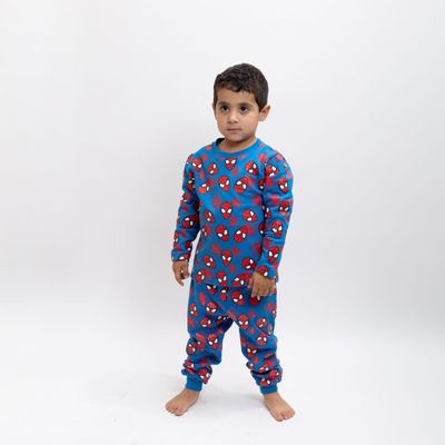 Pijama Disfraz Niño Spiderman Caritas Azul Marvel