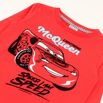 Imagen 2 del producto Polera Manga Larga Niño Cars Speed Rojo Disney
