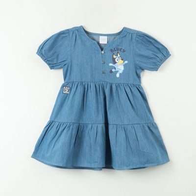 Imagen 1 del producto Vestido Niña Denim Cute Azul Bluey