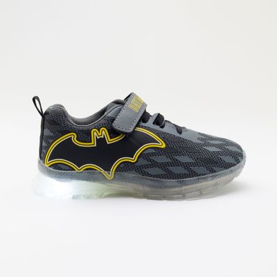 Zapatillas Luces Niño Batman Light Gris DC Comics