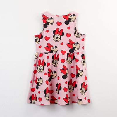 Imagen 2 del producto Vestido Niña Rosado Full Print Minnie Disney
