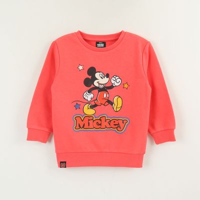 Imagen 1 del producto Polerón Cerrado Niño Damasco Print Mickey Walk Disney