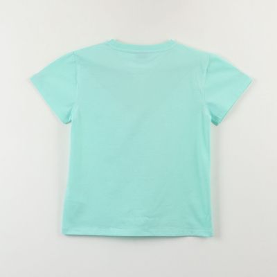 Imagen 2 del producto Polera Manga Corta Niña Celeste Be a Unicorn Unicornio