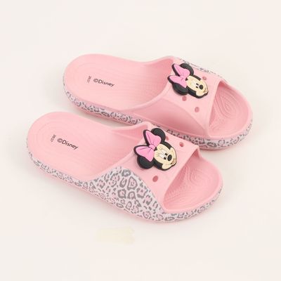 Imagen 2 del producto Sandalia Slide Niña Rosado Animal Print Minnie Disney
