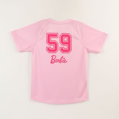 Imagen 2 del producto Polera Manga Corta Niña Rosado Fútbol Barbie