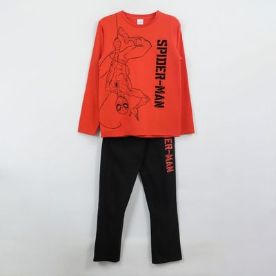 Imagen 1 del producto Pijama Manga Larga Niño Rojo Hanging Spiderman Marvel