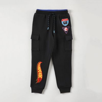 Pantalon De Buzo Niño 68 Negro Hot Wheels