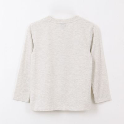 Imagen 2 del producto Polera Manga Larga Niña Grogu Gris Star Wars