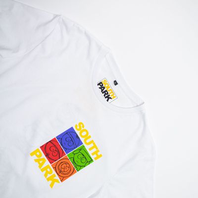 Imagen 2 del producto Polera Hombre South Park Personajes Blanco MTV