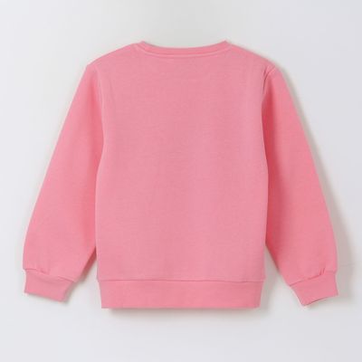 Imagen 2 del producto Polerón Cerrado Niña Corazón Rosado Barbie