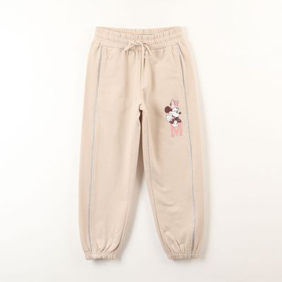 Pantalon De Buzo Niña Minnie Cute Beige Disney