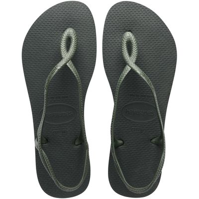 Sandalia Mujer Luna Verde Oliva Havaianas