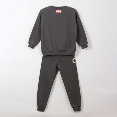 Imagen 2 del producto Conjunto Buzo Niño Spiderman Face Gris Marvel