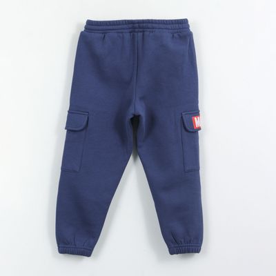 Imagen 2 del producto Pantalón de Buzo Niño Bolsillos Laterales Spidey Azul Marvel