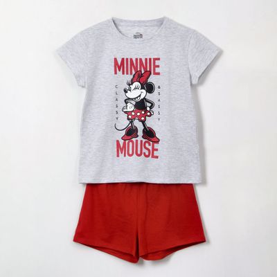 Pijama Manga Corta Teen Gris Classy & Sassy Minnie Disney