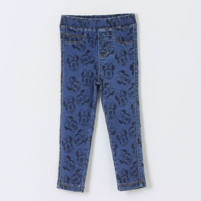 Imagen 1 del producto Calza Niña Full Print Minnie Mouse Azul Disney