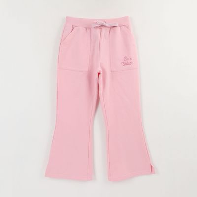 Pantalon De Buzo Niña Palazzo Be Rosado Unicornio