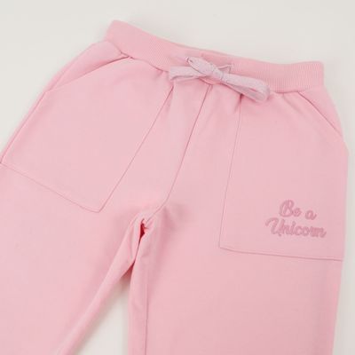 Imagen 2 del producto Pantalon De Buzo Niña Palazzo Be Rosado Unicornio