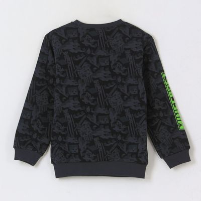 Imagen 2 del producto Polerón Cerrado Niño Build Create Explore Negro Minecraft