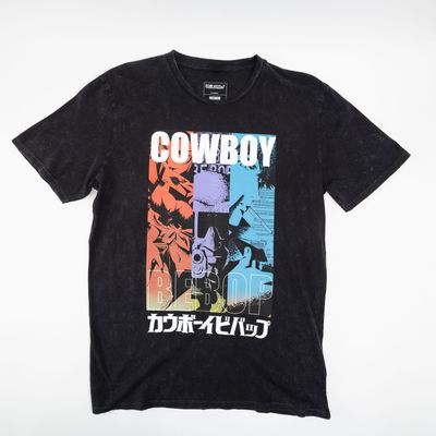 Polera Hombre Cowboy Bebop  War Gris