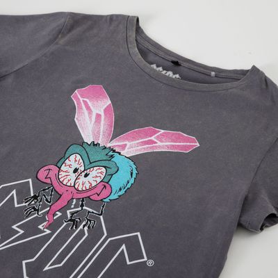 Imagen 2 del producto Polera Manga Corta Mujer Logo Negro AC/DC