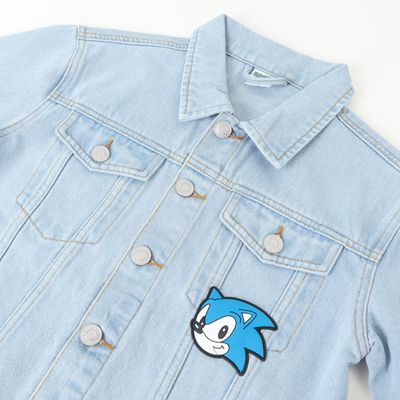 Imagen 2 del producto Chaqueta Denim Niño Logo Espalda Azul Sonic