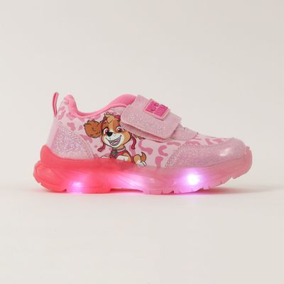 Zapatillas Con Luces Niña Skye Pups Way Rosado Paw Patrol
