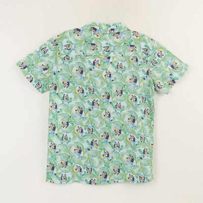 Imagen 2 del producto Guayabera Niño Celeste Full Print Bluey