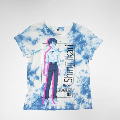 Polera Mujer  Evangelion  Sinji Ikari Tie Dye