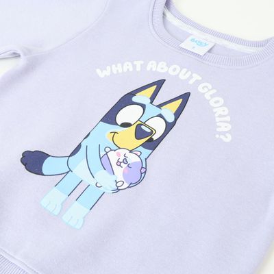 Imagen 2 del producto Poleron Cerrado Niña What About Gloria? Morado Bluey