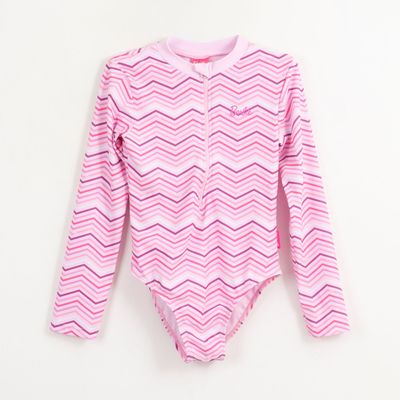 Imagen 1 del producto Traje de baño entero Niña Rosado Rayas Estampado Barbie