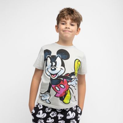 Imagen 2 del producto Polera Manga Corta Niño Personaje Mickey Gris Disney