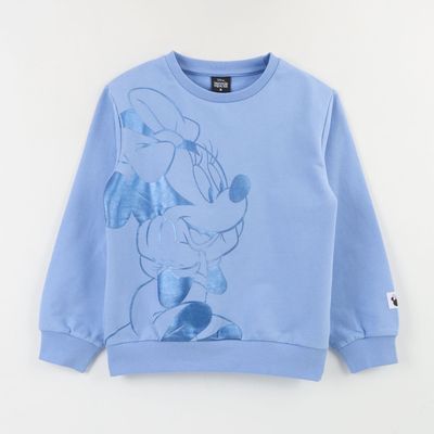 Imagen 1 del producto Poleron Cerrado Niña Celeste Lineal Minnie Disney