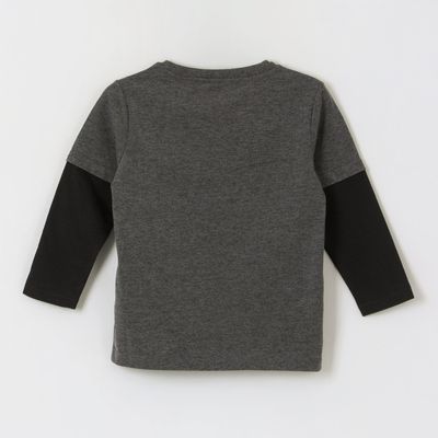 Imagen 2 del producto Polera Doble Manga Niño Team Spidey Gris Marvel