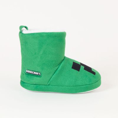 Imagen 2 del producto Pantufla Bota Niño Creeper Verde Minecraft