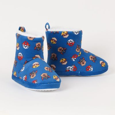 Pantufla Bota Niño All Boys Azul Paw Patrol