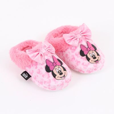 Imagen 2 del producto Pantufla Niña Invernal Minnie Mouse Moño Rosado Disney