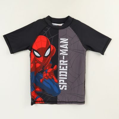 Imagen 1 del producto Polera UV Manga Corta Niño Negro Spiderman Marvel