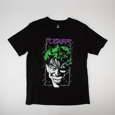 Polera Hombre Joker The Joker Negro DC Comics