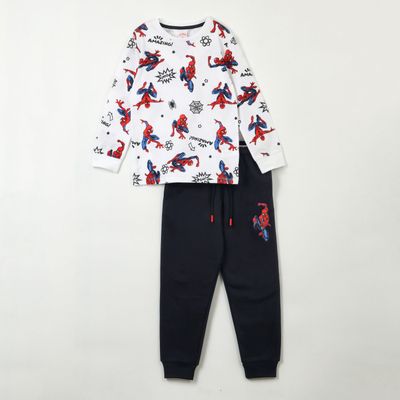 Conjunto Niño Spiderman Full Print Azul Marvel