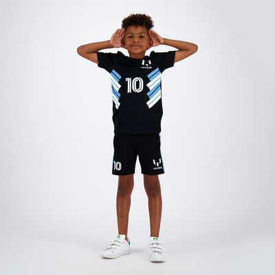 Imagen 2 del producto Polera Manga Corta Niño 10 Negro Messi