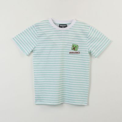 Imagen 2 del producto Polera Manga Corta Niño Verde Rayas Creeper Minecraft